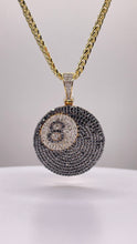 Load image into Gallery viewer, 1.81 CT. Natural Diamond 8 Ball Pendent In 10 KT Yellow Gold