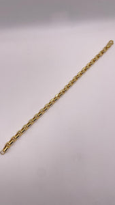 6.6mm Link Bracelet In 10 KT Yellow Gold