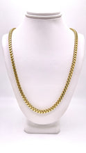 Load image into Gallery viewer, Solid Millennium Franco Link Chain In 10 KT Yellow Gold