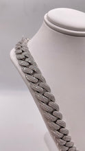 Load image into Gallery viewer, 14mm Moissanite Miami Cuban Link Chain In Silver