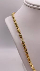 4.0mm Millennium Franco Link Chain In 10 KT Yellow Gold