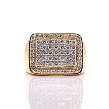 Load image into Gallery viewer, 0.98 CT. Natural Diamond Men’s Ring In 10 KT Yellow Gold