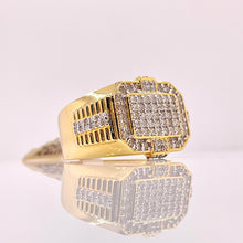 Load image into Gallery viewer, 1.03 CT. Natural Diamond Men’s Ring In 10 KT Yellow Gold
