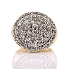 Load image into Gallery viewer, 2.55 CT. Natural Diamond Men’s Round Shape Ring In 10 KT Yellow Gold