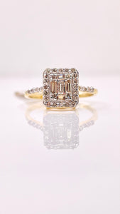 0.53 CT. Natural Diamond Women’s Ring In 10 KT Yellow Gold