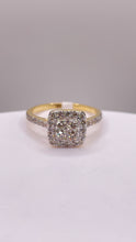 Load image into Gallery viewer, 0.75 CT. Natural Diamond Women’s Ring In 10 KT Yellow Gold