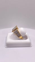 Load image into Gallery viewer, 0.62 CT. Natural Diamond Women’s Square Shape Ring In 10 KT Yellow Gold