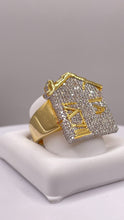 Load image into Gallery viewer, 1.22 CT. Natural Diamond Trap House Ring In 10 KT Yellow Gold