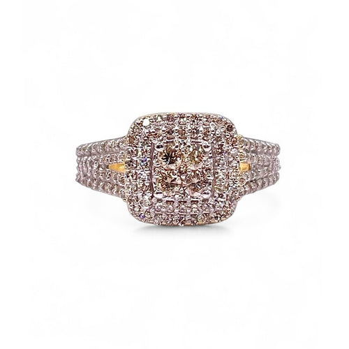 0.58 CT. Natural Diamond Women’s Ring In 10 KT Yellow Gold