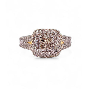 0.58 CT. Natural Diamond Women’s Ring In 10 KT Yellow Gold