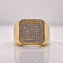 Load image into Gallery viewer, 0.56 CT. Natural Diamond Men’s Ring In 10 KT Yellow Gold