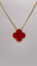 Load image into Gallery viewer, Clover Necklace In 10 KT Yellow Gold
