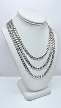 Load image into Gallery viewer, 6mm Solid Curb Link Chain In Silver