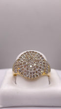 Load image into Gallery viewer, 1.56 CT. Natural Diamonds Round Shape Men’s Ring In 10 KT Yellow Gold