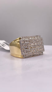 1.00 CT. Natural Diamond Men’s Ring In 10 KT Yellow Gold