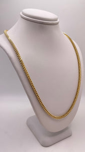 2.95mm Franco Link Chain In 10 KT Yellow Gold