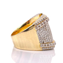 Load image into Gallery viewer, 2.21 CT. Natural Diamond Men Ring In 10 KT Yellow Gold