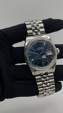 Load image into Gallery viewer, 36mm DateJust Rolex Blue Dial