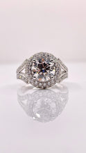 Load image into Gallery viewer, 3.54 CT. Lab Grown Diamond Engagement Ring In 14 KT White Gold