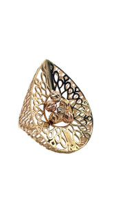 Women’s 14 KT Unique Pair Shape Ring