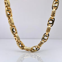 Load image into Gallery viewer, 8mm Unique Chain In 10 KT Yellow Gold
