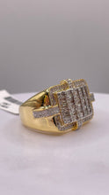 Load image into Gallery viewer, 1.09 CT. Natural Diamond Men’s Comfort Fit Ring In 10 KT Yellow Gold