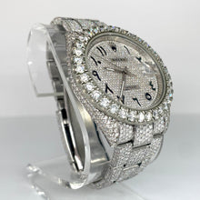 Load image into Gallery viewer, 41mm Natural Diamond DateJust Rolex Watch With Arabic Dial