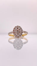 Load image into Gallery viewer, 0.60 CT. Oval Shape Bridal Ring In 10 KT Yellow Gold