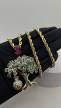 Load image into Gallery viewer, Natural Diamond Money Tree Pendant In 10 KT Yellow Gold