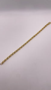 5.7mm Link Bracelet In 10 KT Yellow Gold