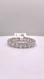 2.43 CT. Lab Grown Diamond Eternity Band In 14 KT White Gold