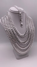 Load image into Gallery viewer, 8mm Solid Miami Cuban Link Chain/Bracelet In Silver