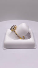 Load image into Gallery viewer, 0.29 CT. Natural Diamond Pear Shape Women’s Ring In 10 KT Yellow Gold