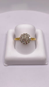 0.50 CT. Natural Diamond Women’s Ring In 10 KT Yellow Gold