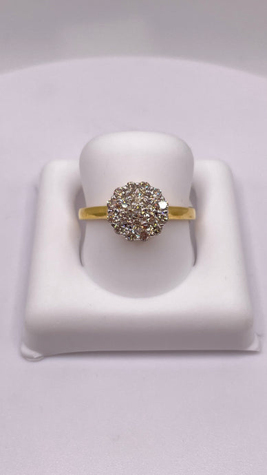 0.50 CT. Natural Diamond Women’s Ring In 10 KT Yellow Gold