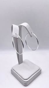 Women’s Silver Hoop Earrings