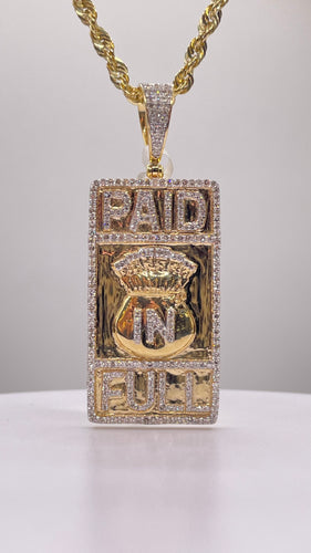 1.10 CT. Natural Diamond Paid In Full Pendant In 10 KT Yellow Gold
