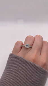 1.96 CT. Lab Grown Diamond Princess-Cut Engagement Ring In 10 KT Yellow Gold