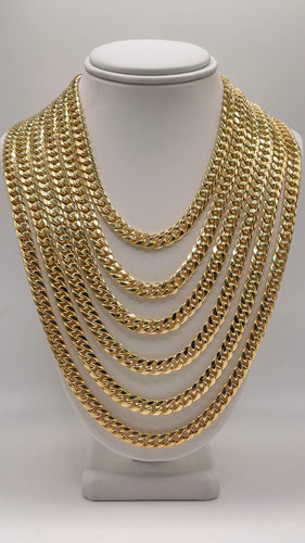 6mm Miami Cuban Link Chain In 10 KT Yellow Gold