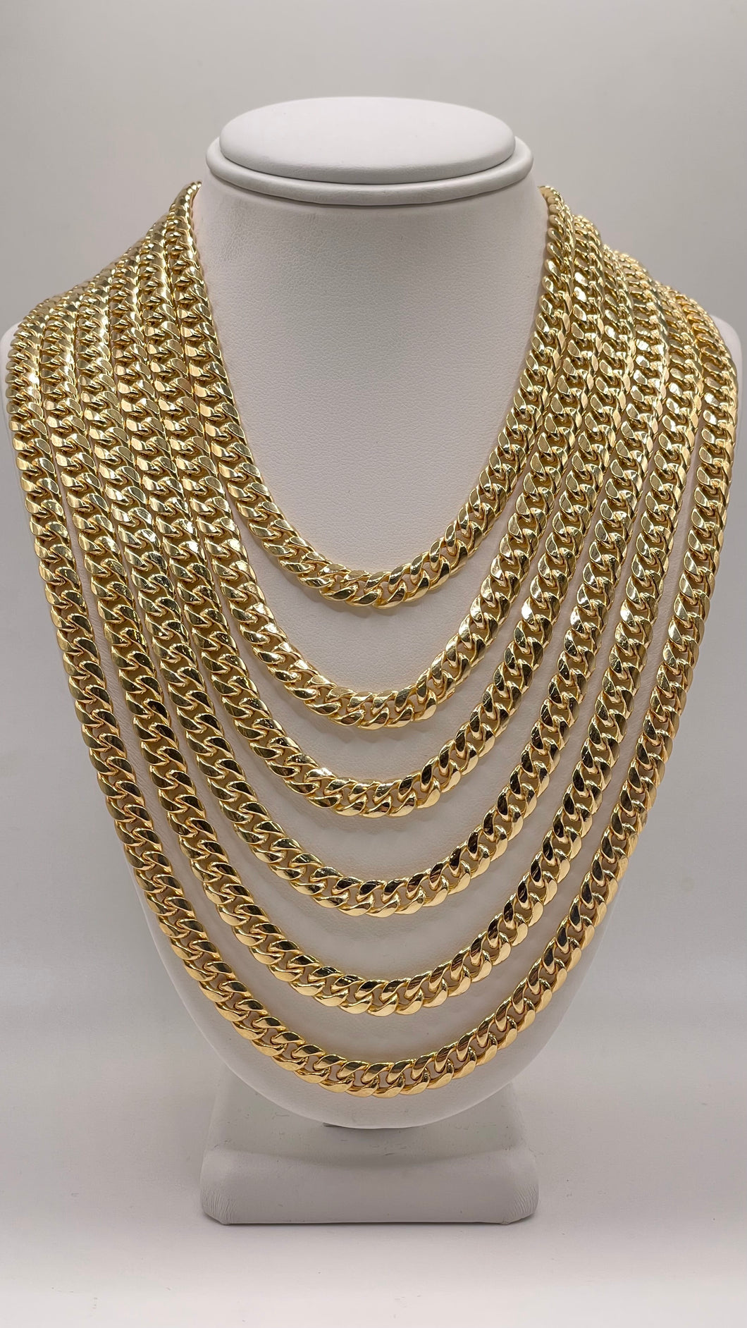 6mm Miami Cuban Link Chain In 10 KT Yellow Gold