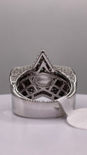 Load image into Gallery viewer, Silver Star Men’s Ring With CZ
