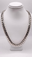 Load image into Gallery viewer, 10mm Solid Miami Cuban Link Chain In 10 KT White Gold