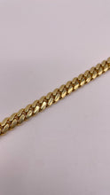 Load image into Gallery viewer, 6.95mm Solid Miami Cuban Bracelet In 10 KT Yellow Gold