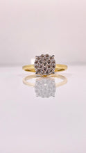 Load image into Gallery viewer, 0.36 CT. Natural Diamond Round Shape Women’s Ring In 10 KT Yellow Gold