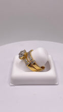 Load image into Gallery viewer, 0.60 CT. Natural Diamond Women’s Engagement Set In 10 KT Yellow Gold