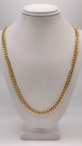 5.4mm Miami Cuban Link Chain In 14 KT Yellow Gold