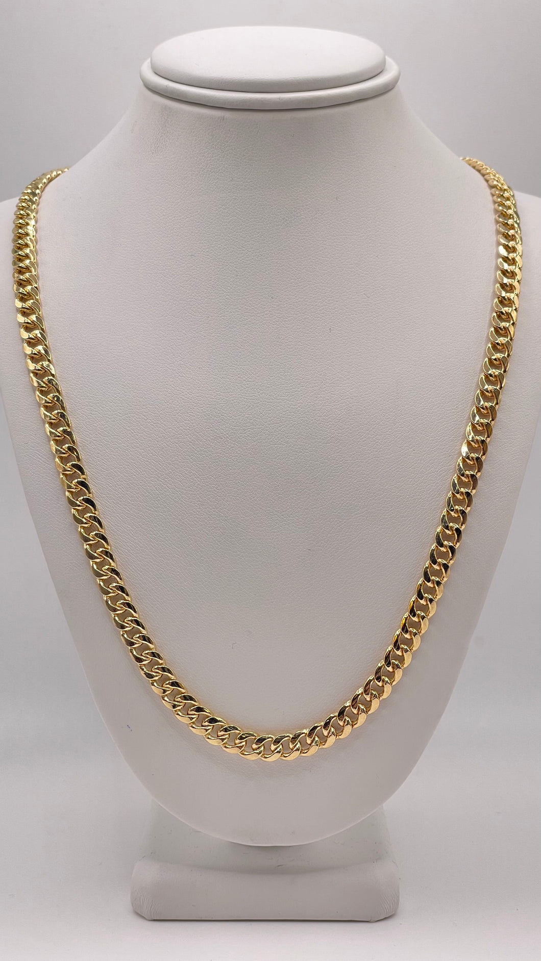 5.4mm Miami Cuban Link Chain In 14 KT Yellow Gold