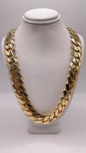 Load image into Gallery viewer, 16mm Solid Miami Cuban Link Chain In 10 KT Yellow Gold