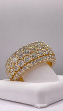 Load image into Gallery viewer, 7.00 CT. Natural Diamond 14 KT Yellow Gold Men’s Eternity Ring