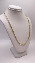 Load image into Gallery viewer, 2.5mm Unique Rope &amp; Link Chain In 10 KT Yellow Gold
